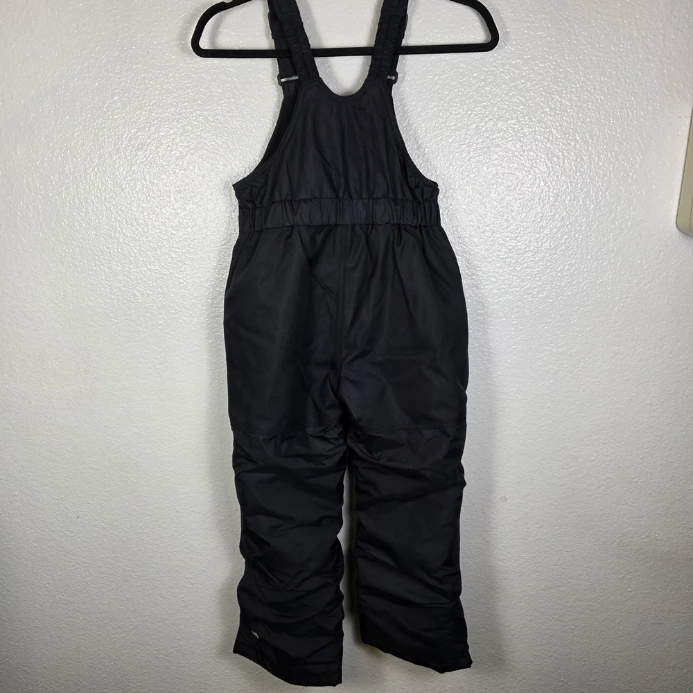 All In Motion Childs Black Wind & Water‎ Resistant Snow Bib Size S